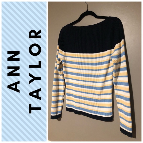 Ann Taylor Sweaters - Ann Taylor Striped Sweater